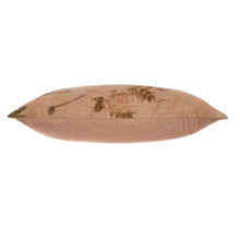 Load image into Gallery viewer, Linen Eco Print Pillow Blush - 16x24