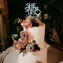 Load image into Gallery viewer, She Said Yes - Cake Toppers