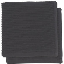 Load image into Gallery viewer, Ripple Dishcloths Set of 2 - Black