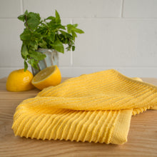Load image into Gallery viewer, Ripple Dishcloths Set of 2 - Lemon