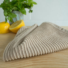 Load image into Gallery viewer, Ripple Dishcloths Set of 2 - Sandstone