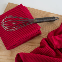 Load image into Gallery viewer, Ripple Dishtowel - Red