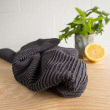Load image into Gallery viewer, Ripple Dishtowel - Black
