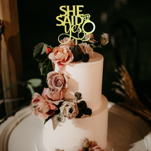Load image into Gallery viewer, She Said Yes - Cake Toppers
