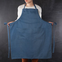 Load image into Gallery viewer, Heirloom Apron - Stonewash Midnight Blue