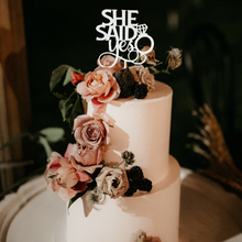 Load image into Gallery viewer, She Said Yes - Cake Toppers