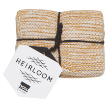 Load image into Gallery viewer, Heirloom Knit Dish Cloth - Ochre
