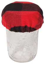 Load image into Gallery viewer, Mini Bowl Covers, Set of 3 - Red Buffalo Check