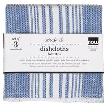 Load image into Gallery viewer, Scrub-It Dish Cloths Set of 3 - Royal Blue