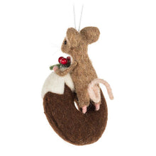 Load image into Gallery viewer, Mouse On Donut Ornament