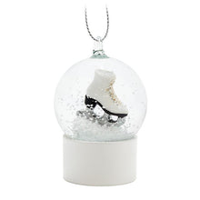 Load image into Gallery viewer, Small Figure Skate Snow Globe Ornament
