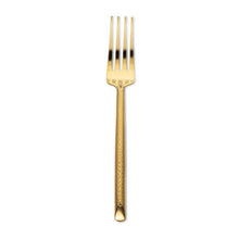 Load image into Gallery viewer, Gold Hammered Flatware