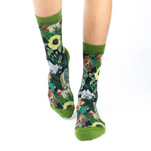 Load image into Gallery viewer, Floral Dogs Socks