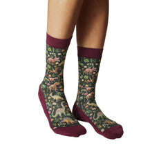 Load image into Gallery viewer, Floral Dinosaurs Socks