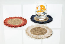 Load image into Gallery viewer, Coaster - Fringed Ivory