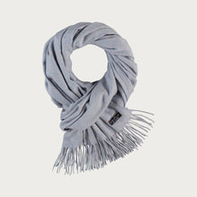 Load image into Gallery viewer, Single Wide Coloured Cashmink Scarf - Icelandic Blue