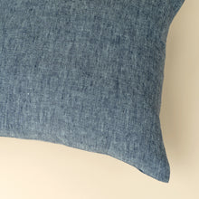Load image into Gallery viewer, Linen Chambray Pillow - Denim
