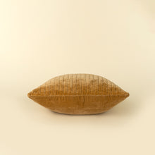 Load image into Gallery viewer, Velvet Stripe Pillow - Gold - COVER ONLY