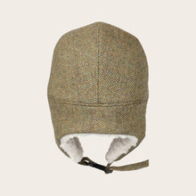 Load image into Gallery viewer, Loevenich Aviator Cap with Herringbone Design - Khaki