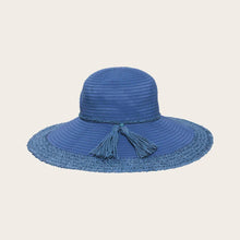Load image into Gallery viewer, Big Crushable Ribbon Cloche - Denim