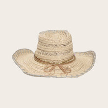 Load image into Gallery viewer, Boho Cowboy Hat - White Pepper