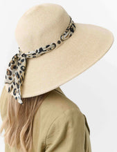 Load image into Gallery viewer, Large Cloche Hat with Leo Hat Band