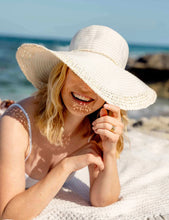 Load image into Gallery viewer, Big Crushable Ribbon Cloche - Cream