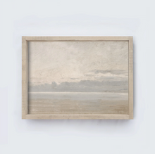 Load image into Gallery viewer, Abstract Coastal Sea, Vintage Art - Aged Farmhouse