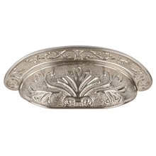 Load image into Gallery viewer, Baroque Style Cup Pull Brushed Nickel - 2-1/2"