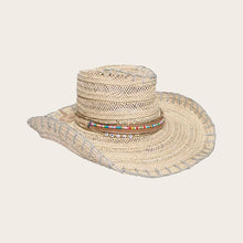 Load image into Gallery viewer, Boho Cowboy Hat - White Pepper
