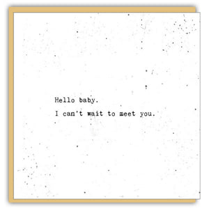 Card - Hello Baby