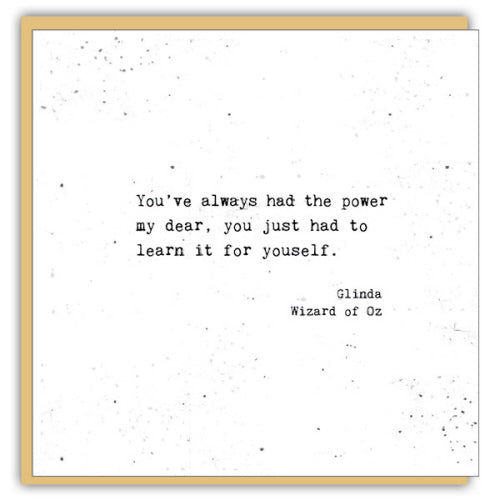 Card - You've Always Had The Power