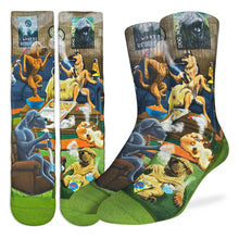 Load image into Gallery viewer, Dogs Smoking Weed Socks