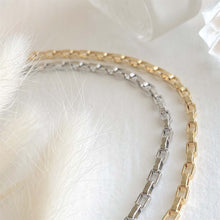 Load image into Gallery viewer, Dua Chunky Rectangular Box Chain Necklace