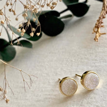Load image into Gallery viewer, Zella Gold Plated Druzy Stud Earrings