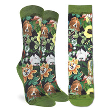 Load image into Gallery viewer, Floral Dogs Socks