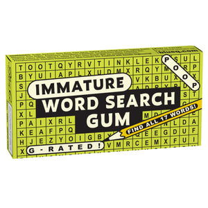 Gum - Immature Word Search