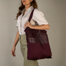 Load image into Gallery viewer, Mercado Tote Bag - Ash Plum