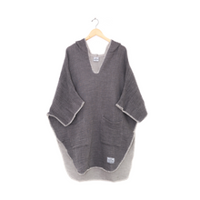 Load image into Gallery viewer, The Cocoon Surf Poncho Women's - Grey