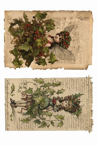 Fairy Merry Christmas IOD Image Transfer - *Limited Edition*