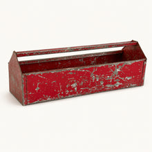 Load image into Gallery viewer, Vintage Red Tool Caddy