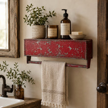 Load image into Gallery viewer, Vintage Red Tool Caddy