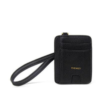 Load image into Gallery viewer, Kit Card Wristlet - Black Pebbled