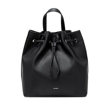 Load image into Gallery viewer, Leah Backpack - Black Pebbled