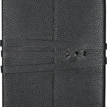Load image into Gallery viewer, Leather Wrap Journal - Black