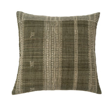 Load image into Gallery viewer, Lichen Bhujodi Wool Handloom Pillow, 20x20 - taupe