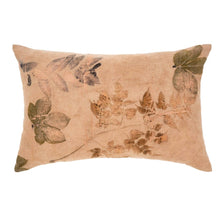 Load image into Gallery viewer, Linen Eco Print Pillow Blush - 16x24