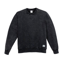 Load image into Gallery viewer, Men's Acid Wash Classic Crew - Black