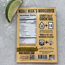 Load image into Gallery viewer, Single Serve Craft Cocktail - Margarita

