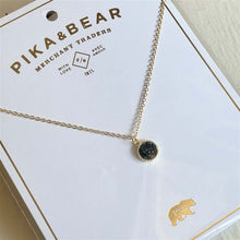 Load image into Gallery viewer, Tenerife Druzy Pendant Necklace